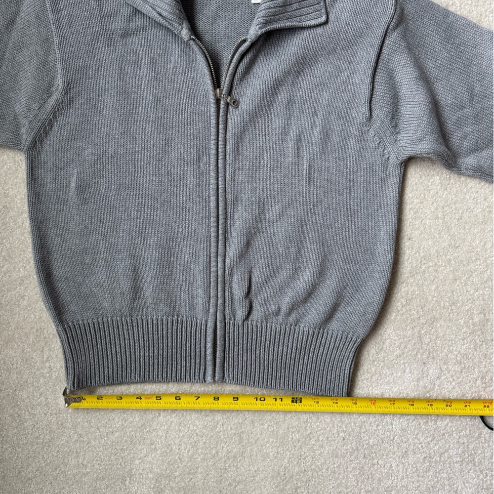 Elegant Gray Women's Bomber Jacket - Picture 4 of 6